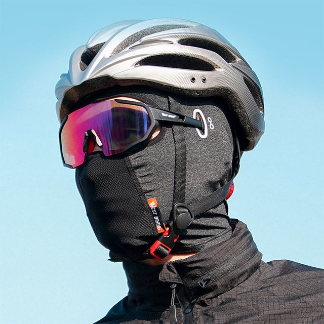 라이딩 바이크 안경홀 메쉬 전면 마스크 URK-319