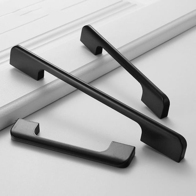 키밍 블랙 가구 서랍 손잡이 싱크대 다용도 인테리어