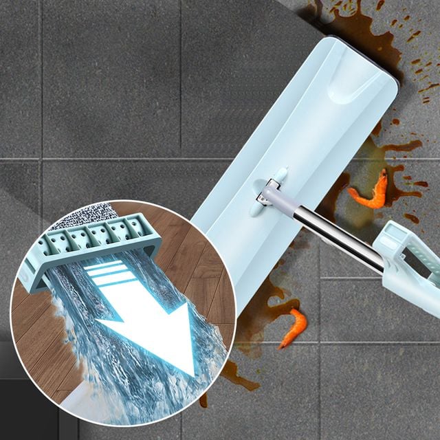 노터치 밀대걸레 바닥 청소 밀짤순이 물밀대 청소기