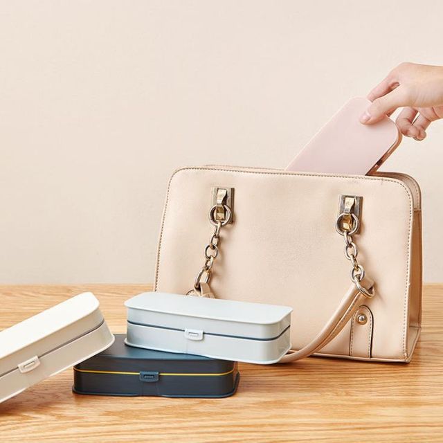 키밍 2단 반짇고리 세트 휴대용 다용도 바늘질 케이스