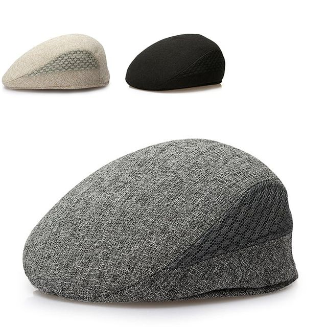 중년남성 여름 린넨 헌팅캡 어르신 할아버지 아빠모자