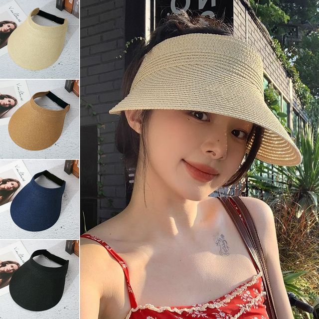 심플 데일리 밀짚 썬캡 EL-1007162