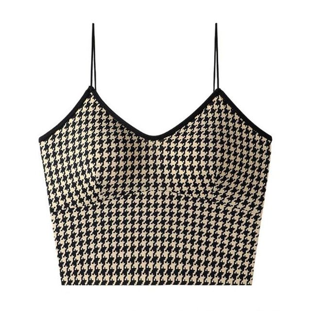 여성 노와이어 브라탑 편안한 끈나시 속옷 패턴 디자인