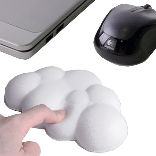 뭉게구름 화이트 손목받침대 생활방수 손목쿠션