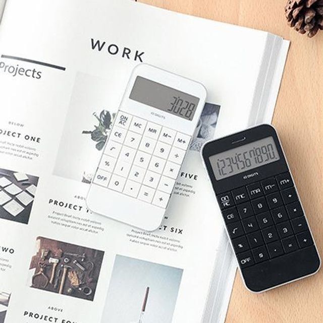 키밍 휴대용 미니 계산기 사무용 학생용 디자인