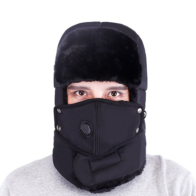 C-54 찍찍이 마스크 부착 융털 방한모자 TK-1004995