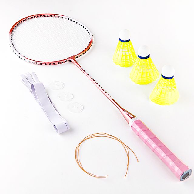 1인 혼자하는 LED 배드민턴 연습 셔틀 라켓 콕 세트