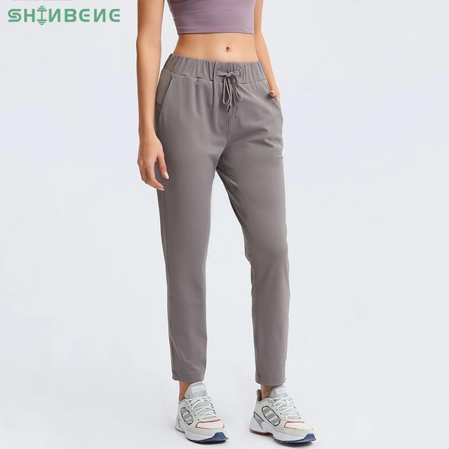 [해외] SHINBENE-아늑한 허리 드로스트링 루즈핏 운동 스포츠