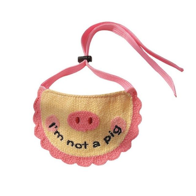 고양이 턱받이 스카프 니트 애완동물 액세서리 귀여운 디자인