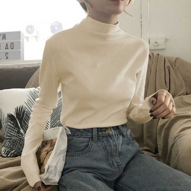 터틀넥 심플핏 데일리 쭉티 TD-1004660