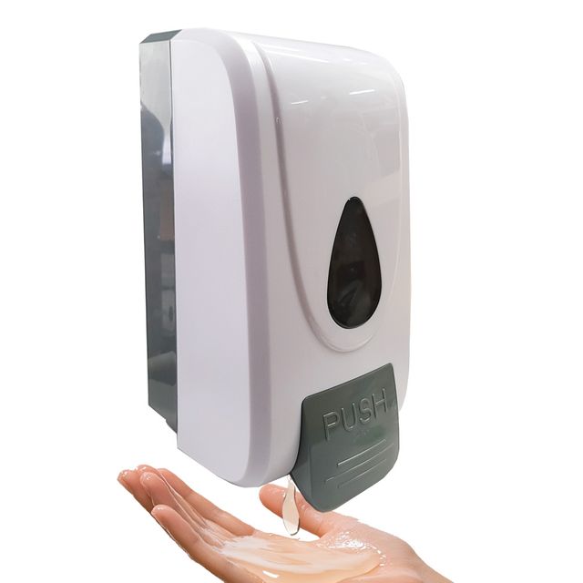 장만A606 욕실 물비누 디스펜서 액체 젤타입 1L 액체비누 디스팬서