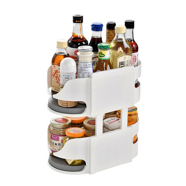 키밍 스마트 회전 양념통 수납함 보관 정리함 트레이