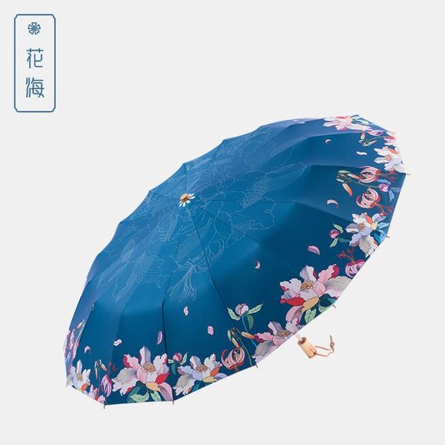 [해외] 16골 바람방지 양산 티타늄소재 해빛방지양산 우산