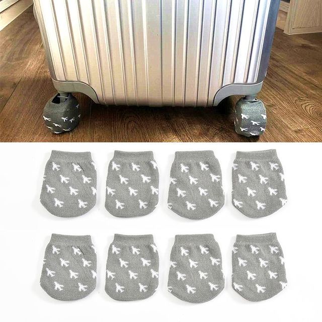 키밍 캐리어 바퀴커버 8P 그레이 보호 덮개 오염방지