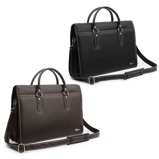 GE37 남성 스티치 서류가방 크로스백 노트북 회사원