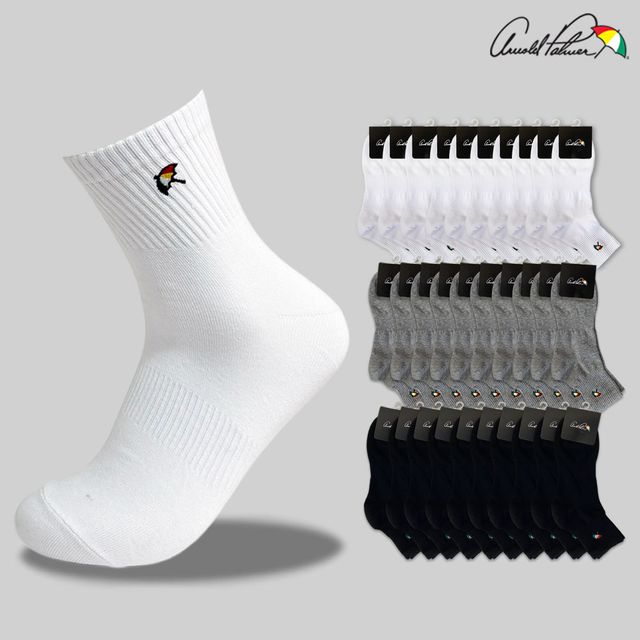 아놀드파마 남성 무지 단목양말 10켤레 LM-1002579