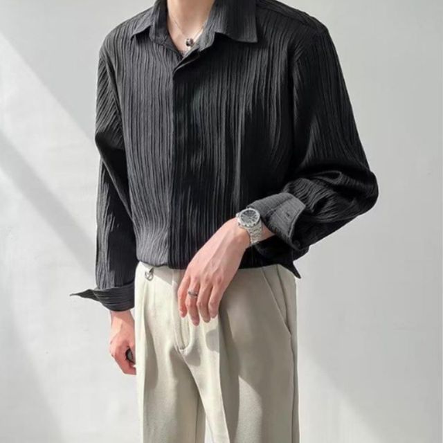 모던핏 히든 버튼 베이직 셔츠 JSC-1004229