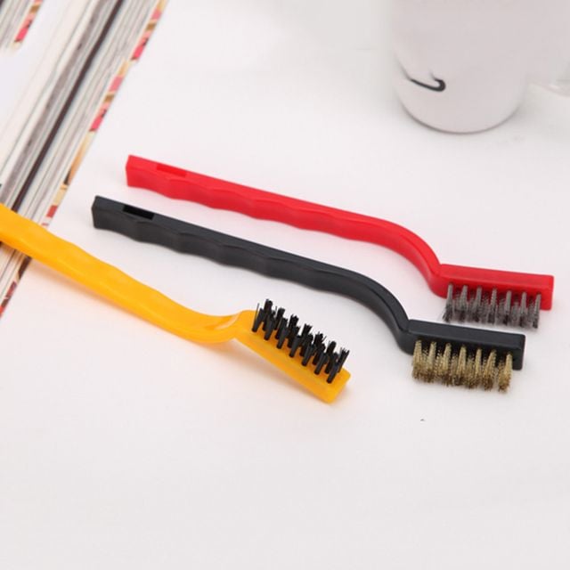 3종 미니 세척 쇠 솔 브러쉬