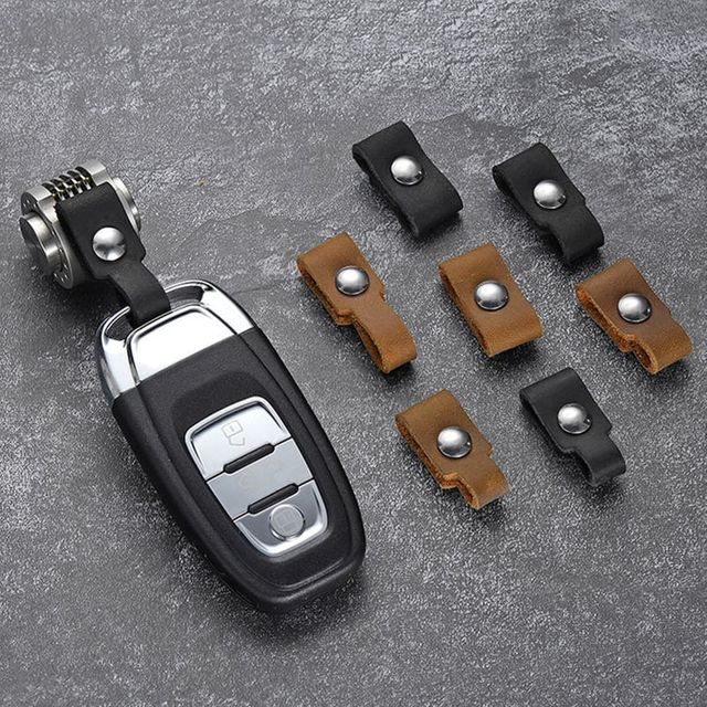 키밍 가죽 스트랩 키링 스마트키 키홀더 열쇠고리
