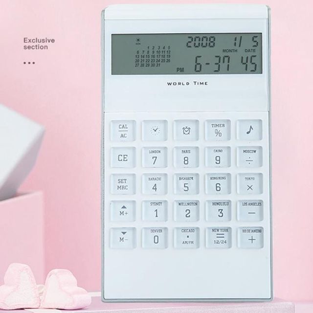 키밍 전자 계산기 사무용 문구 회계 학생 필수품