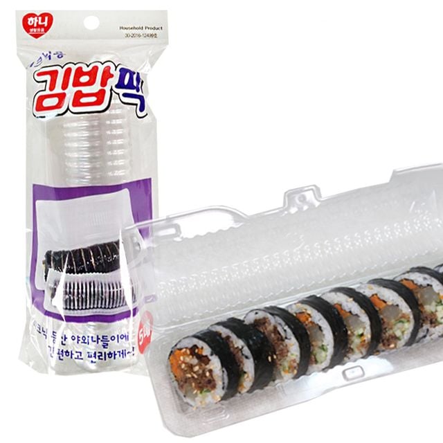 하니 투명 PET 일회용품 김밥팩 5매