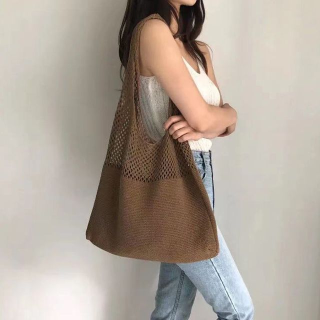 15컬러 에코백 니트백 메쉬가방 라탄 그물 니트쇼퍼백