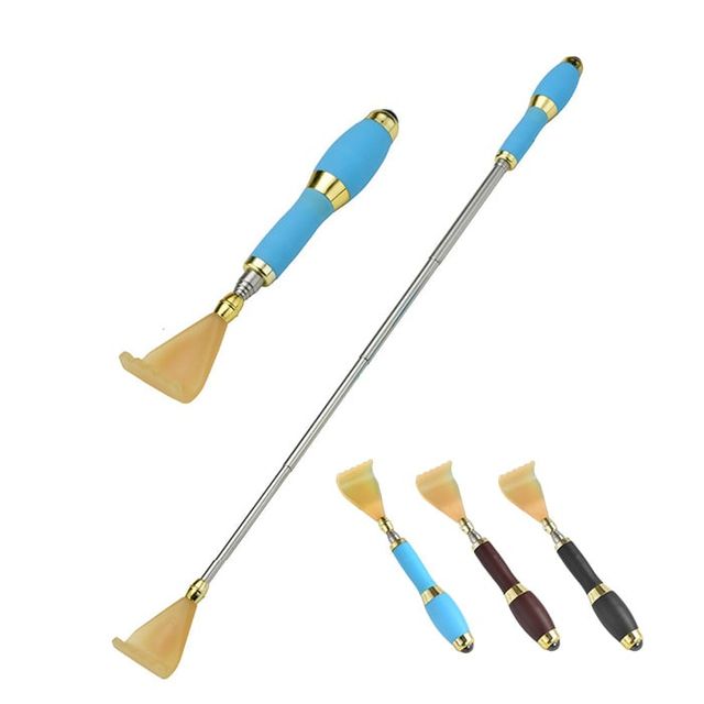 길이조절 마사지 롤러 효자손 휴대용 안마 등긁개