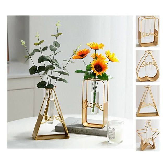 키밍 고급 철제 인테리어 화병 꽃병 조화 장식품