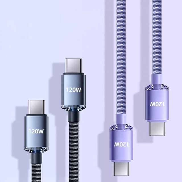 엘란 120W 패브릭 C to C 초고속 충전케이블 2M SD-251267