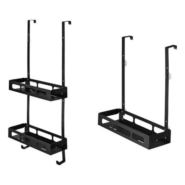 욕실 벽걸이 수납선반 1단 2단 문틈 수납 정리대