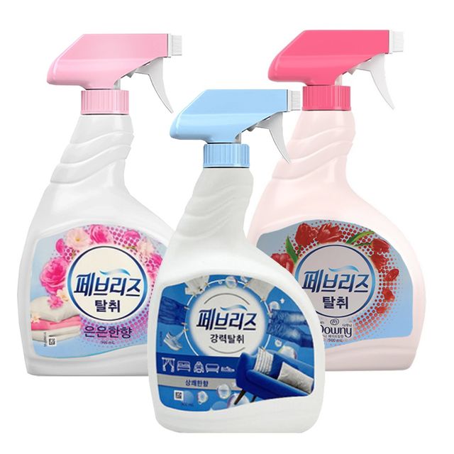 페브리즈 대용량 섬유탈취제 900ml 3종택1 강력탈취제