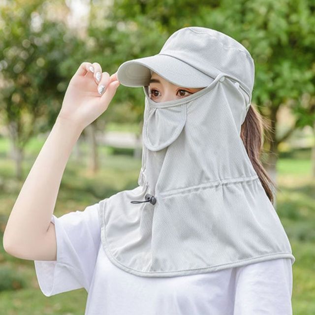 자외선 차단 여성 여름 비치모자 돌돌이 선캡