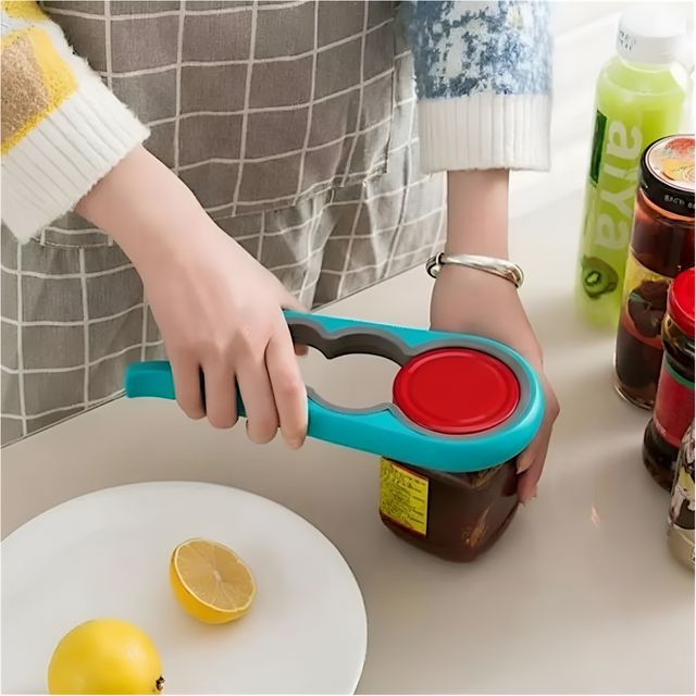 만능 멀티 뚜껑따개 주방 필수 병뚜껑 4in1 오프너 JGR-1005902