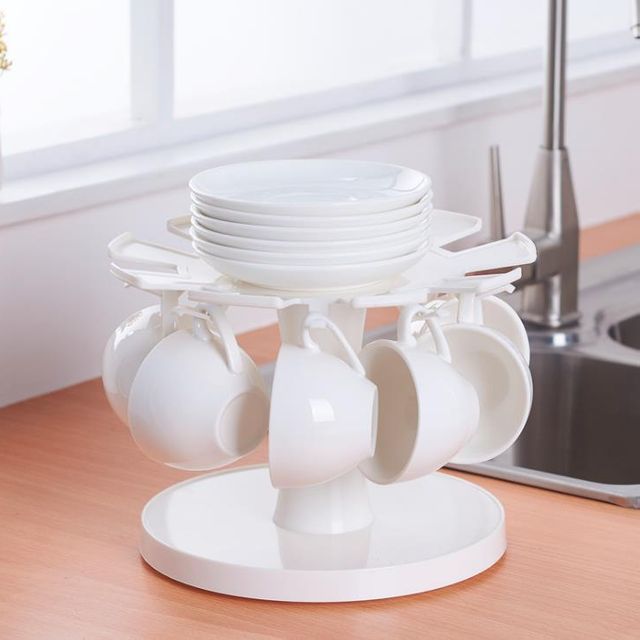 키밍 회전 컵걸이 다용도 거치대 주방 건조대
