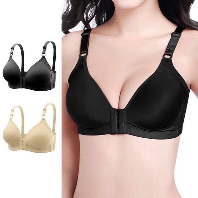 심리스 빅사이즈 브라 큰가슴 보정 노와이어 브래지어