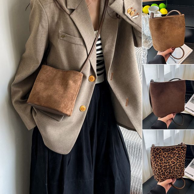 스웨이드 미니 크로스백 EL-1004032