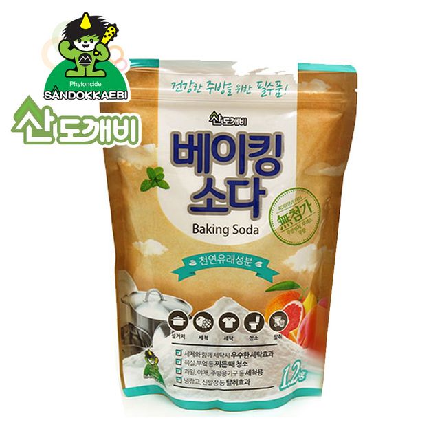 산도깨비 안심세정제 베이킹소다 1.2kg리필
