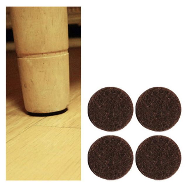 ( 소음방지패드 펠트 원형 대 브라운 12P 지름38