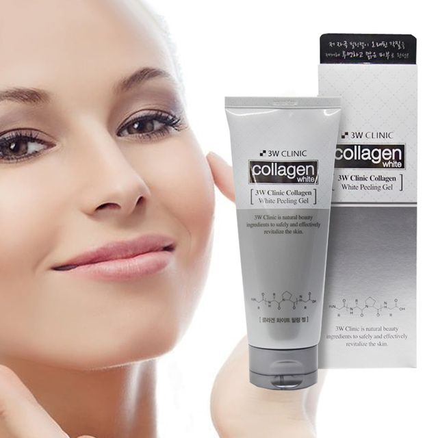 3W 콜라겐 필링젤 180ml 화이트