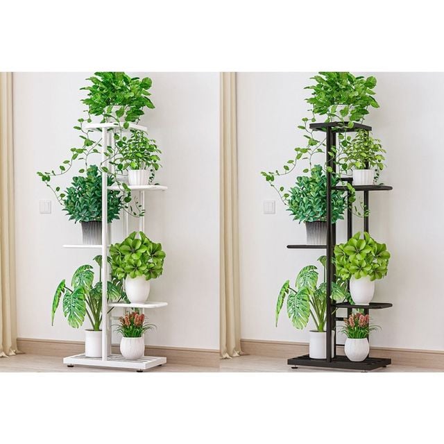 철제 화분 거치대 5단 6단 베란다 정리대 실내외 식물 진열대