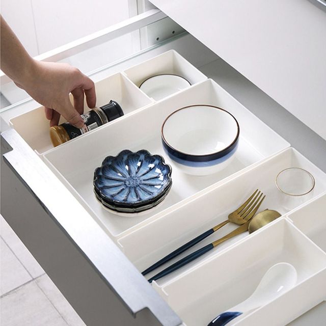 다용도 주방 서랍 정리 수납 트레이 칸막이