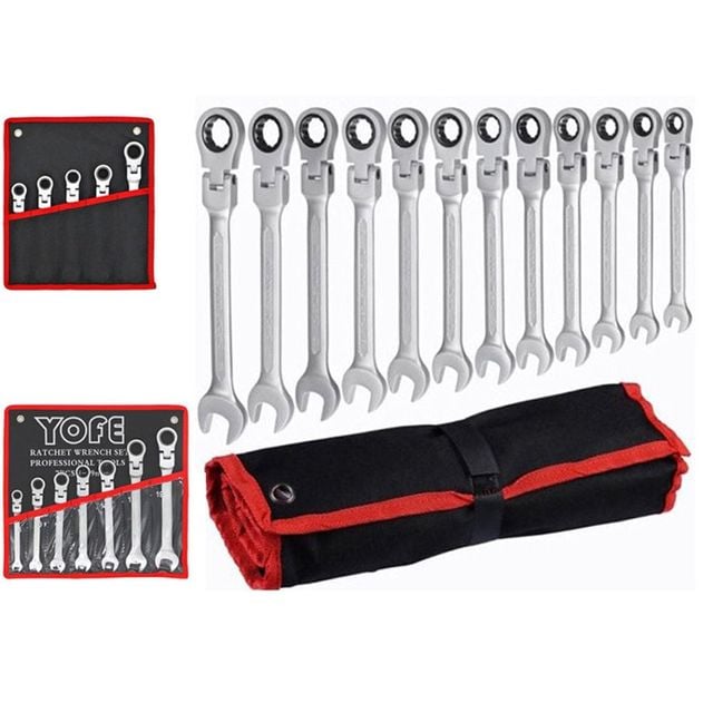 키밍 다기능 플렉시블 기어렌치 스패너 5종 7종 세트