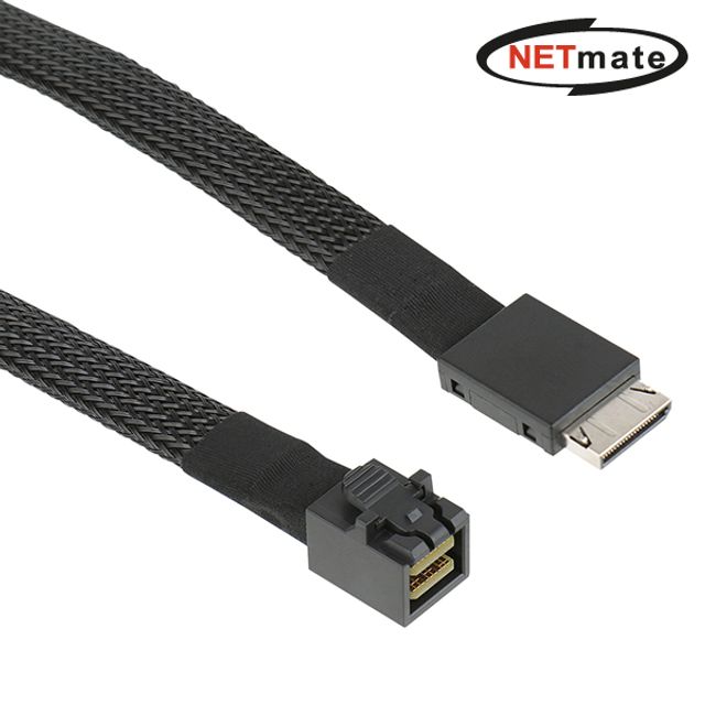 Oculink(SFF-8611)/Mini SAS HD(SFF-8643) 케이블0.5m