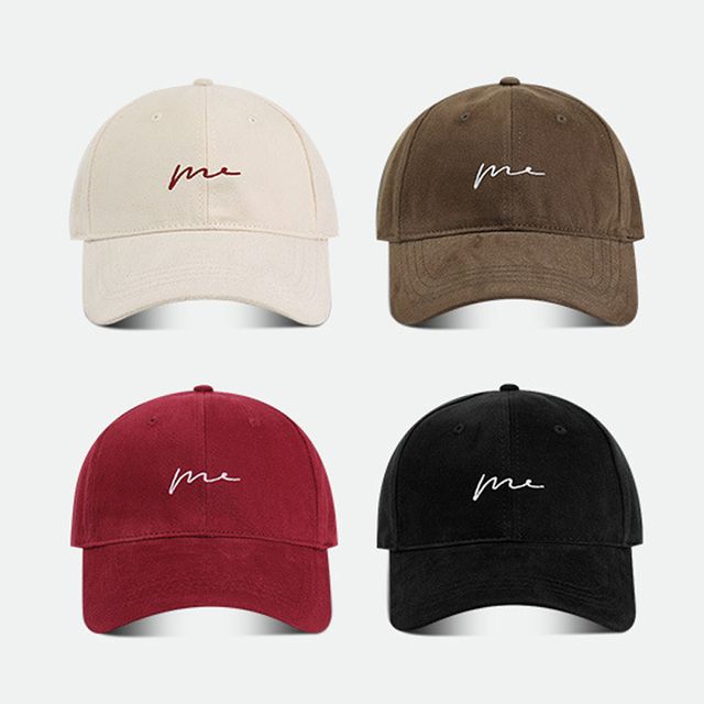 영문 레터링 면소재 빅사이즈 볼캡 URD-1004039