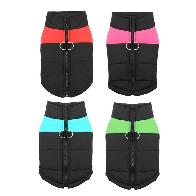 대형견 겨울 패딩 조끼 하네스 반려동물 의류