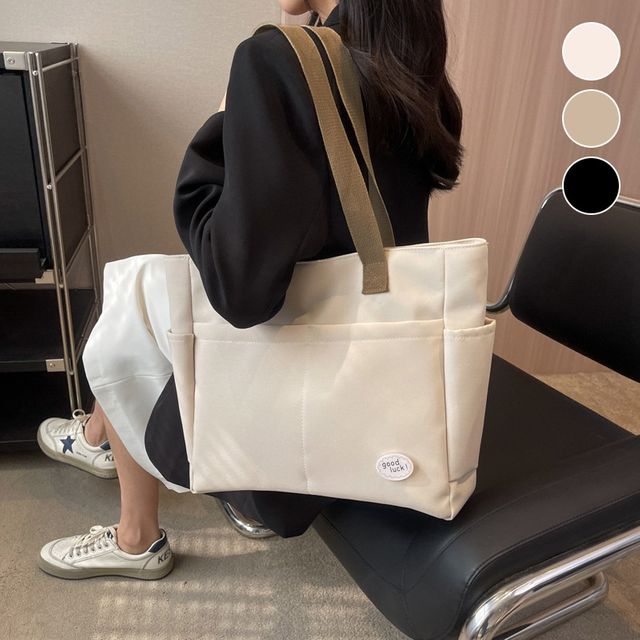 가벼운 데일리 캔버스 숄더백 ELG-217