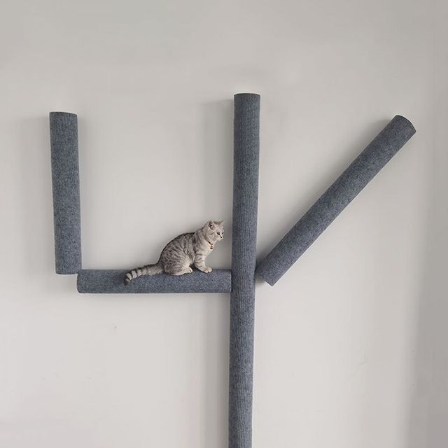 고양이 스크래처 벽부착 놀이 캣타워 장난감 반려묘