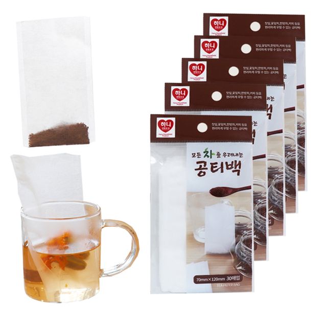 하니210x5 공티백 150매 차우림백 일회용티백 커피