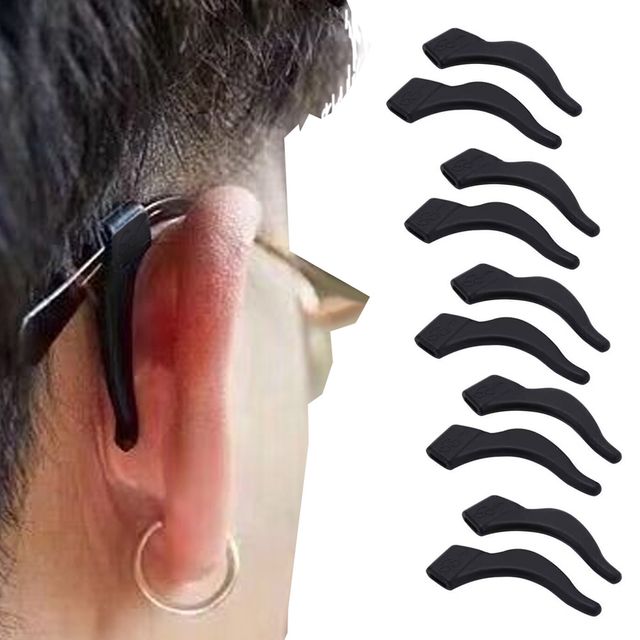 장만A603 안경탭 미끄럼 방지 홀더 귀고무 후크 10개 안경귀 실리콘안전탭 흘림방지 미끄럼방지