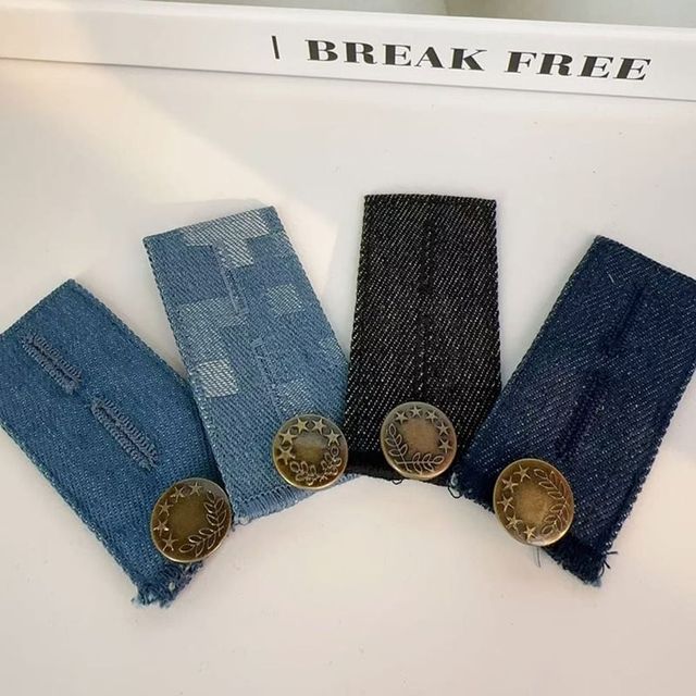 청바지 허리 조절 스트랩 단추탭 4종세트